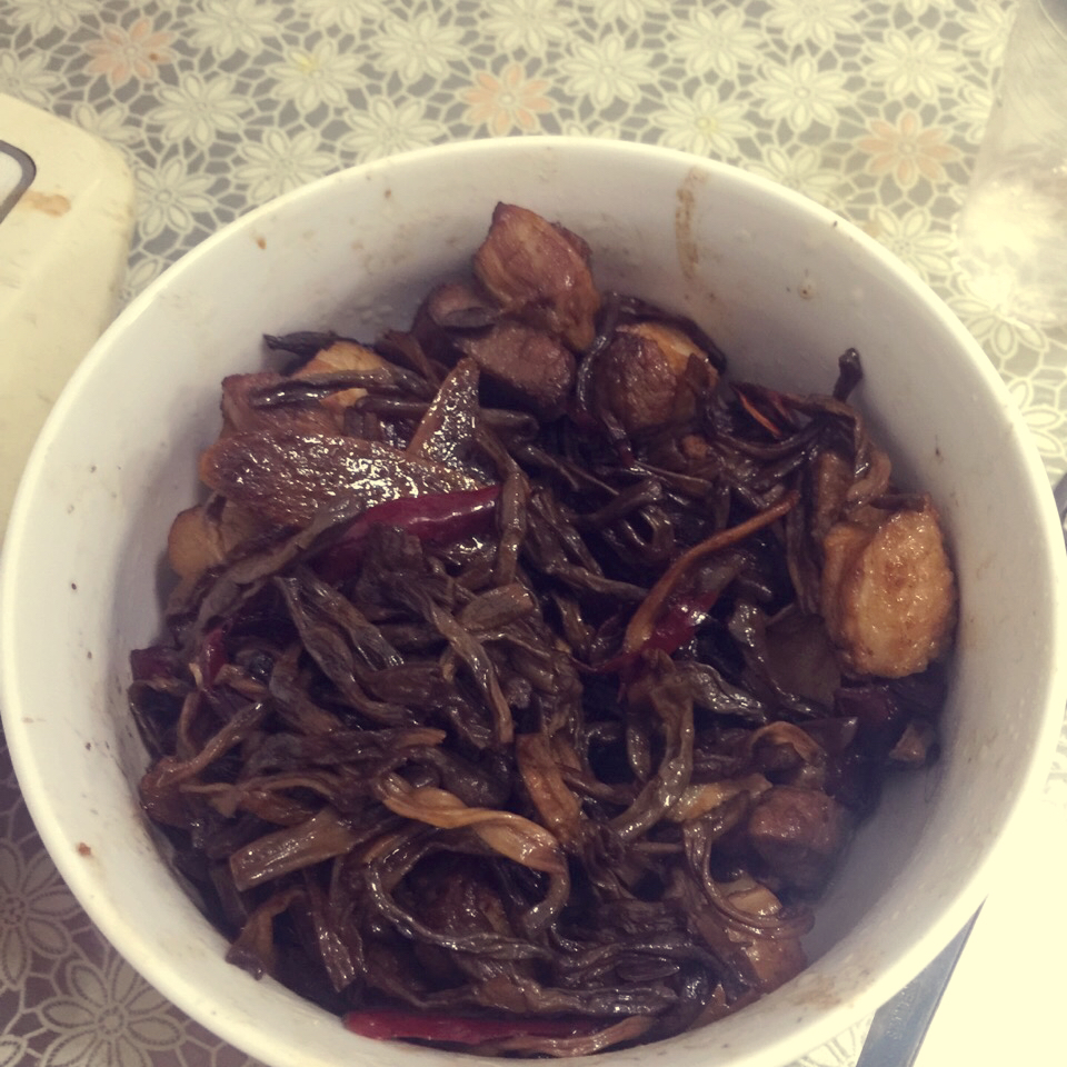 干豆角烧肉