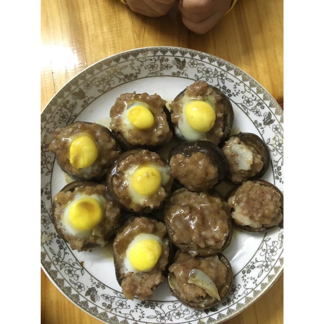 香菇肉末蒸鹌鹑蛋