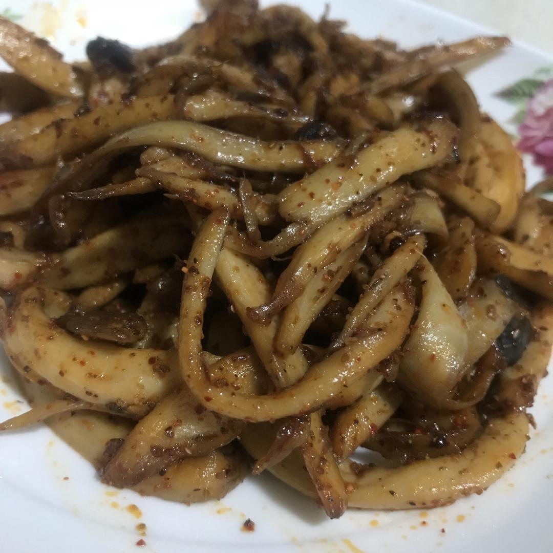 干煸手撕杏鲍菇