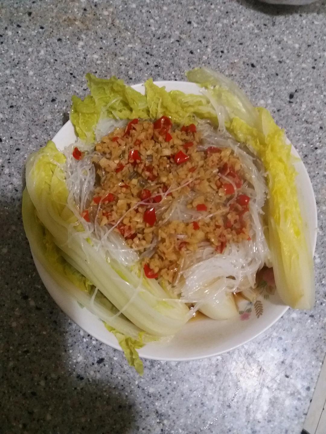 蒜蓉粉丝蒸娃娃菜