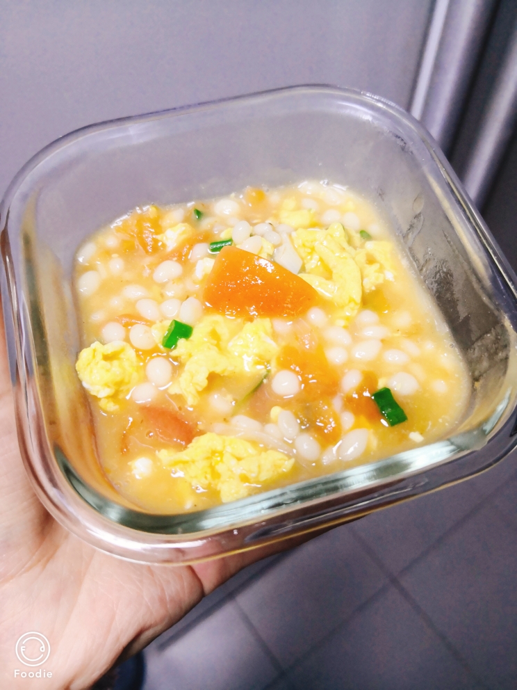 初冬的快手早餐——番茄鸡蛋面疙瘩汤