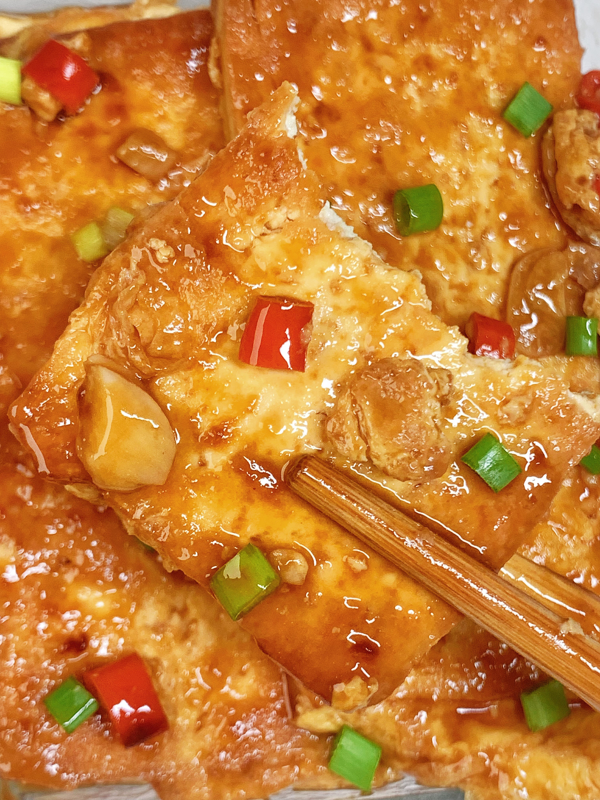 今日菜谱：香煎老豆腐的做法