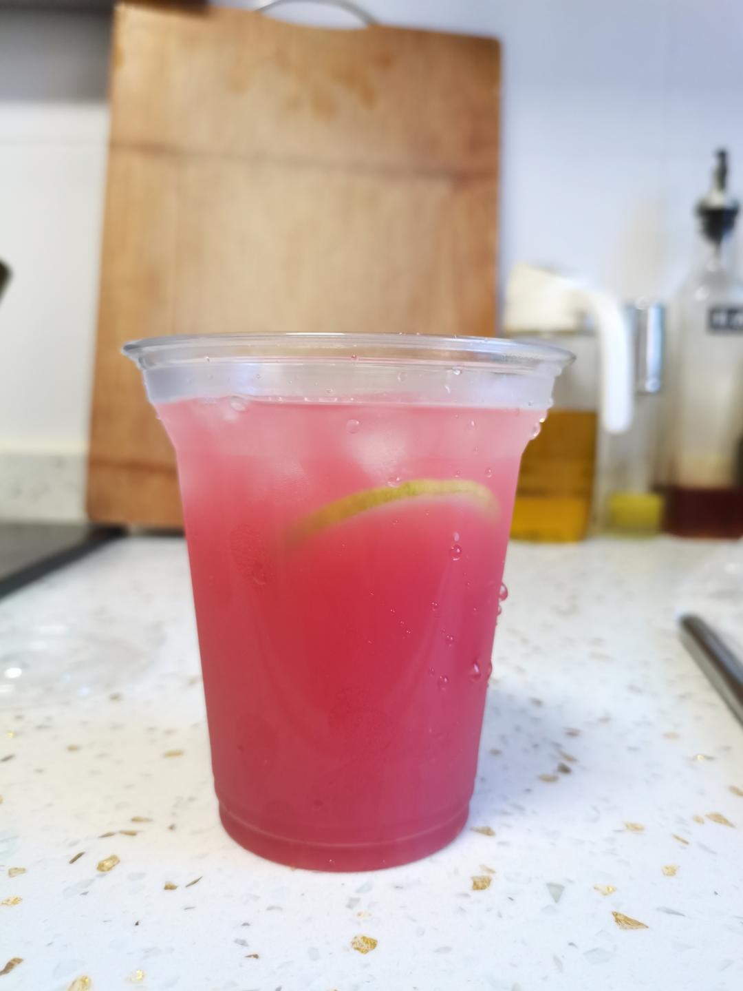 石榴茉莉冰茶🥤巨好喝！不用榨汁机