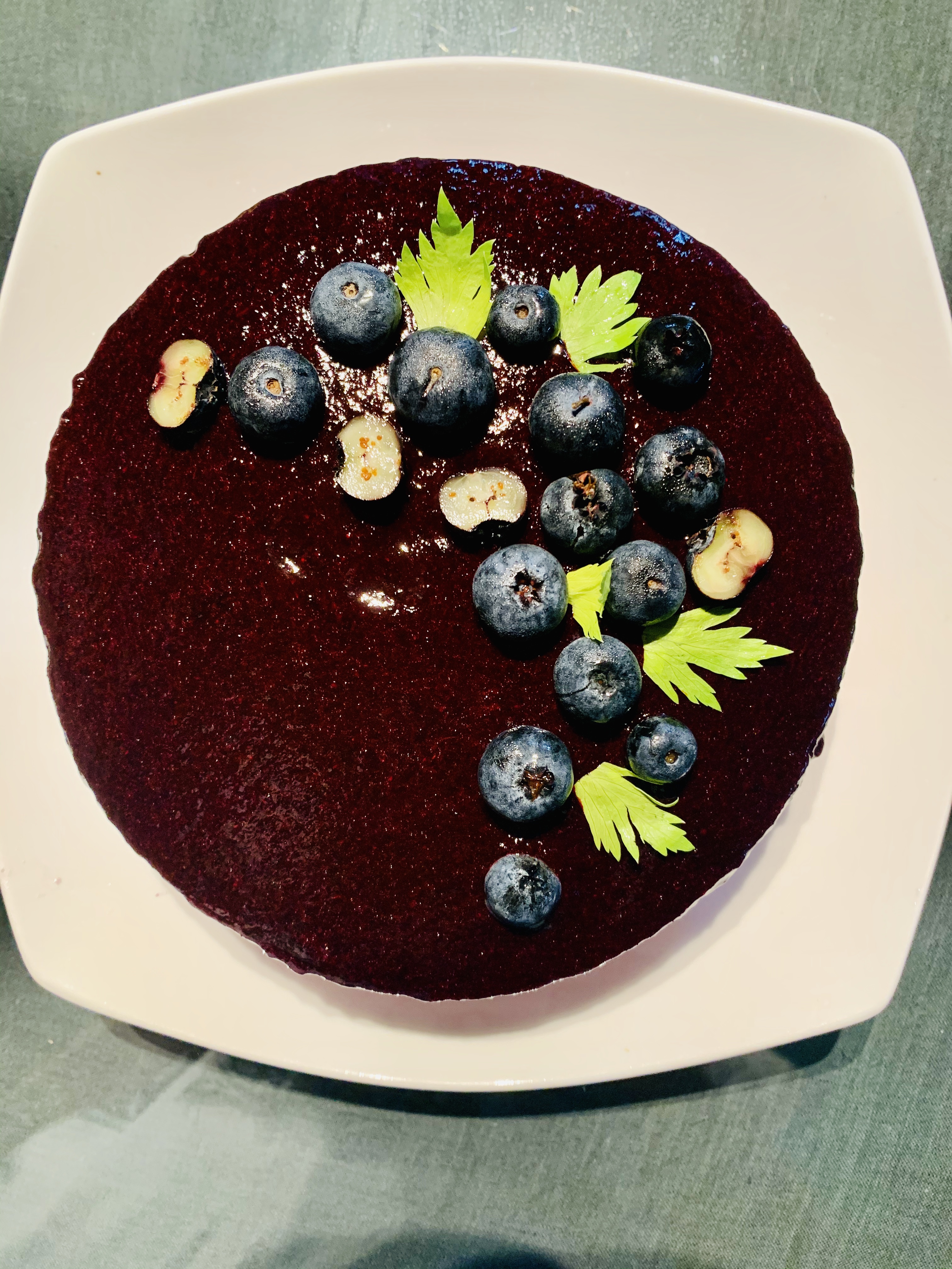 蓝莓芝士蛋糕～不用烤的蛋糕的做法
