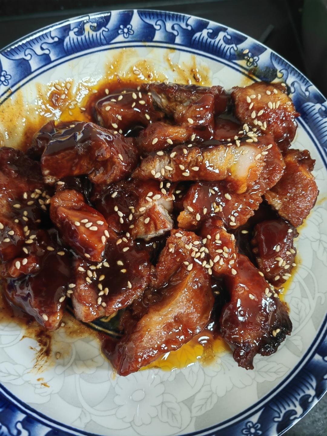 超简单的蜜汁叉烧（空气炸锅版）