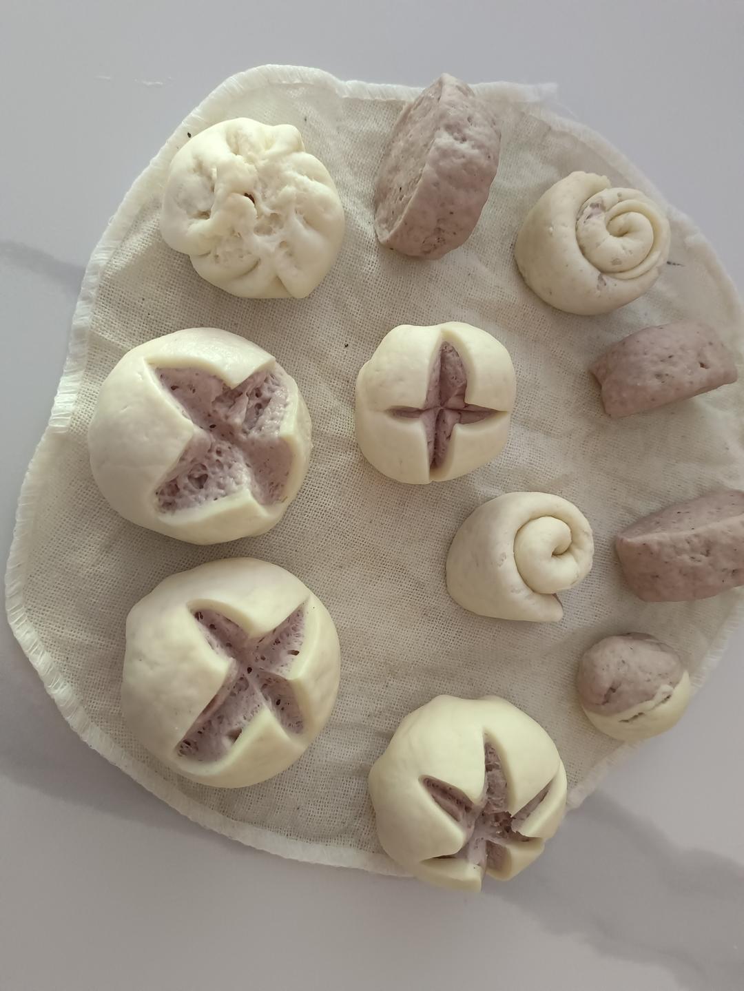 高颜值南瓜双色小馒头