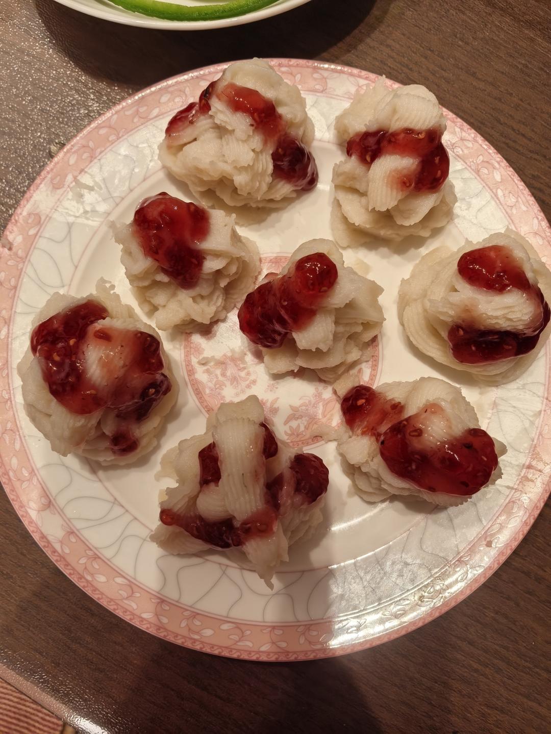 蓝莓山药泥