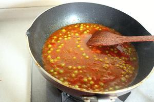 咖喱豌豆花椰菜的做法 步骤6