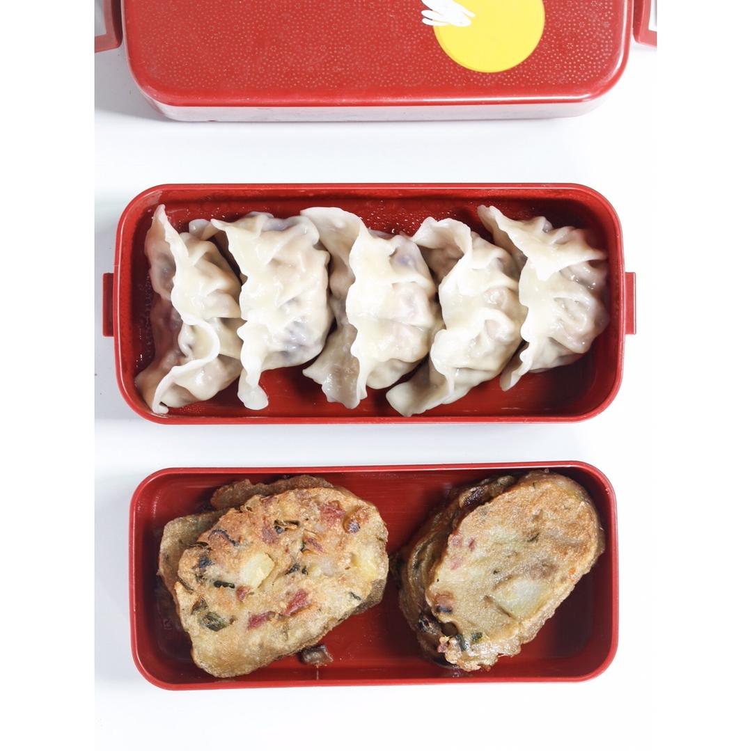 紫甘蓝大肉饺子