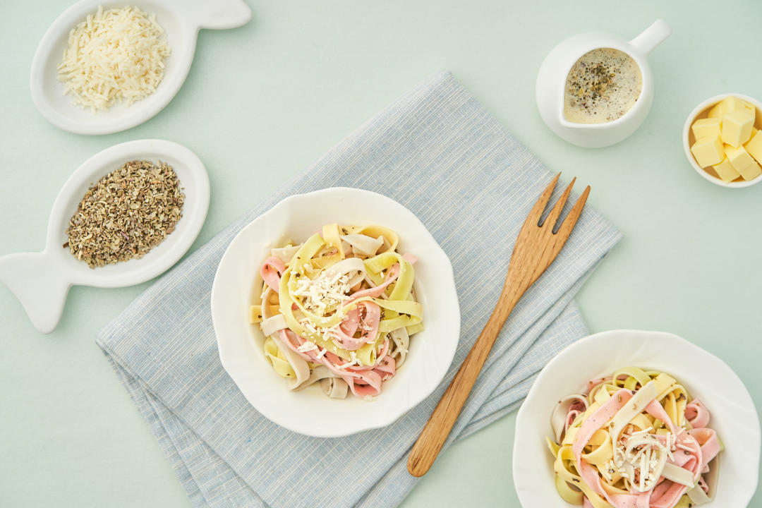 【创意食谱】彩虹意面的做法