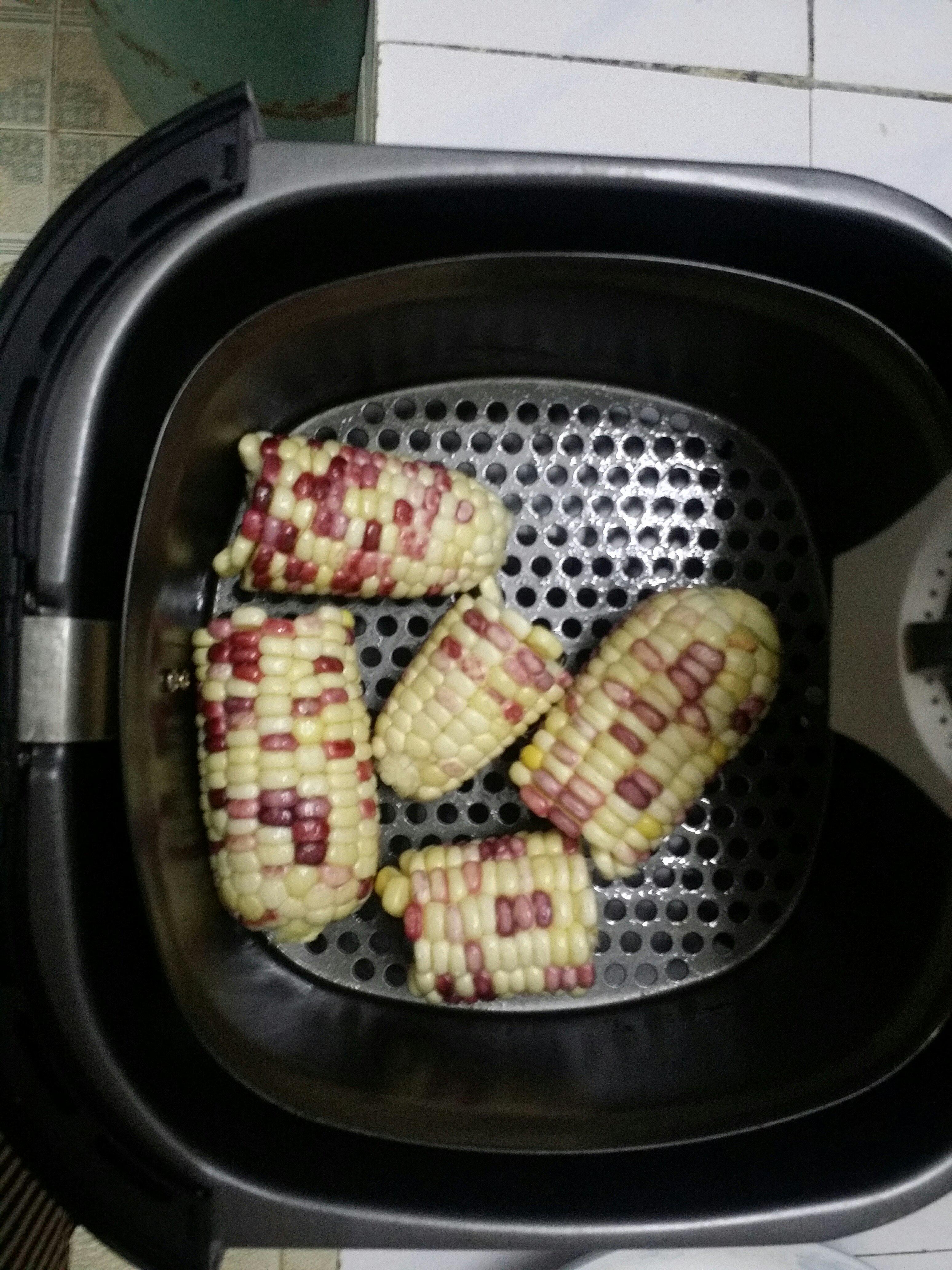 空气炸锅烤玉米的做法 步骤2