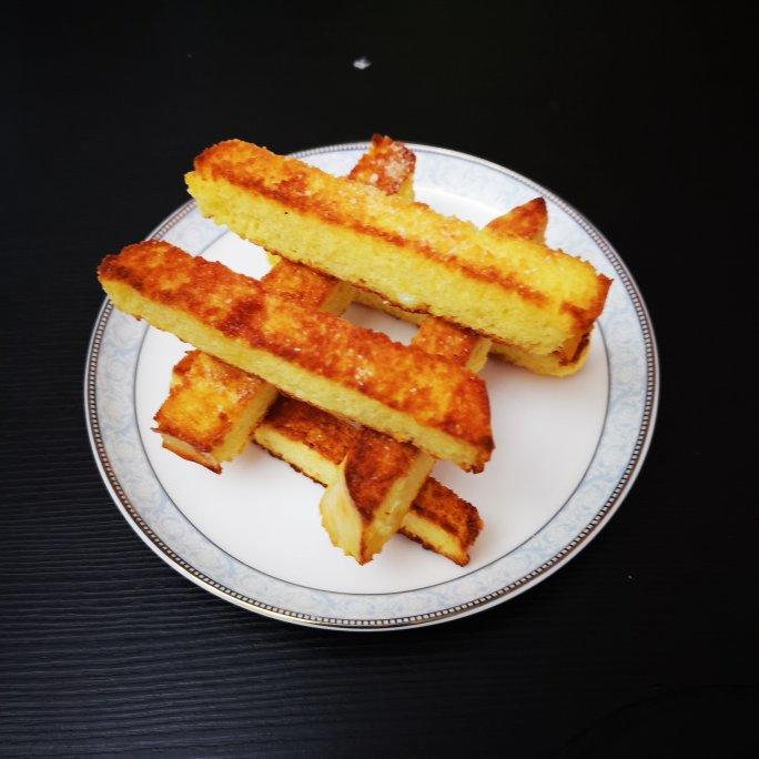 香煎黑麦馒头条
