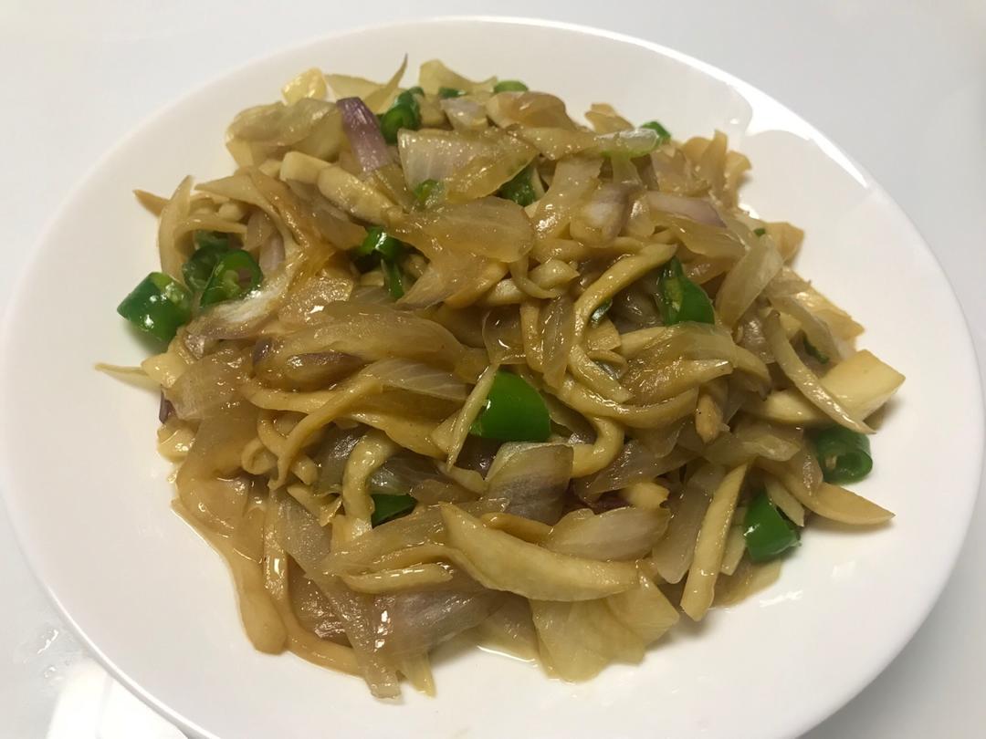 洋葱遇到杏鲍菇