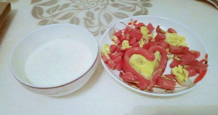 爱心蛋 早餐