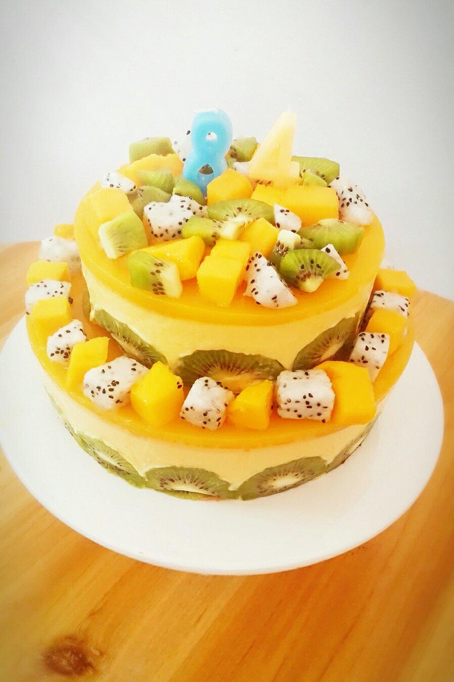 巧克力芒果双层慕斯