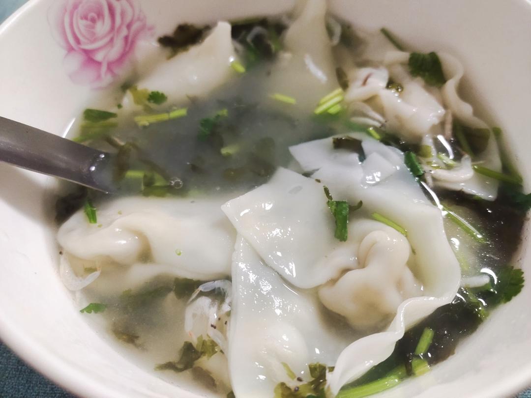 鸡肉香菇大馅馄饨