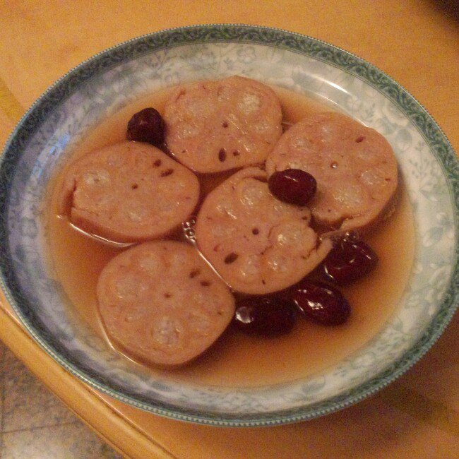 红枣糯米藕