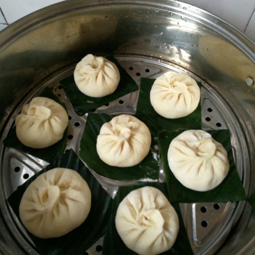 家庭手工肉馅大包子