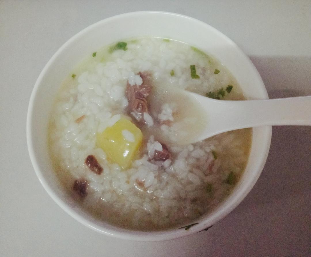 腊鸭粥