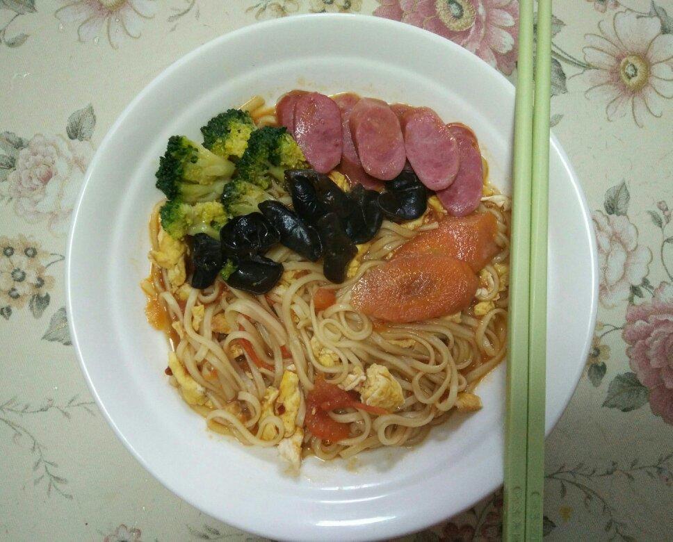超级入味好吃的番茄鸡蛋面