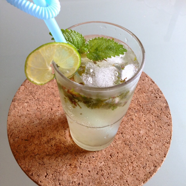 误入凡尘的鱼做的薄荷青柠檬水