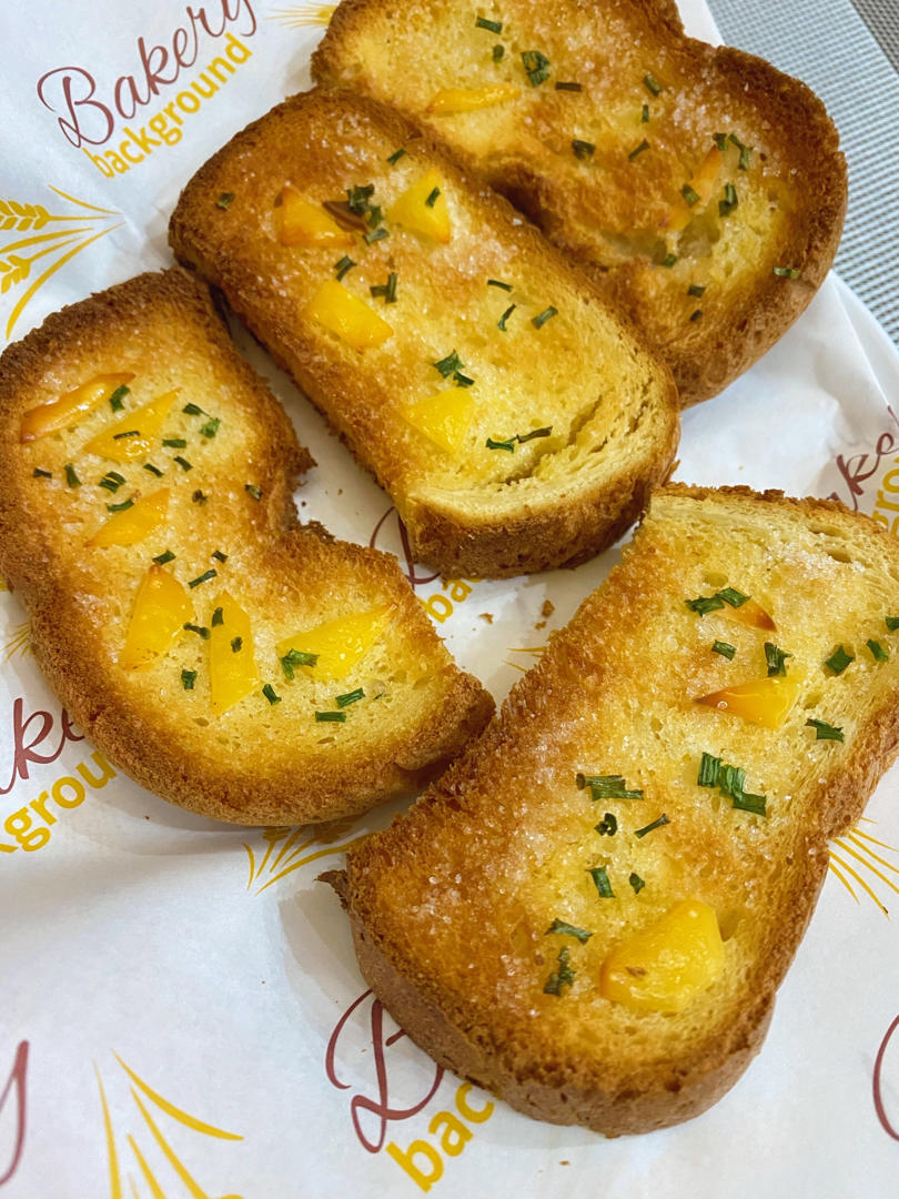 蒜香烤面包片