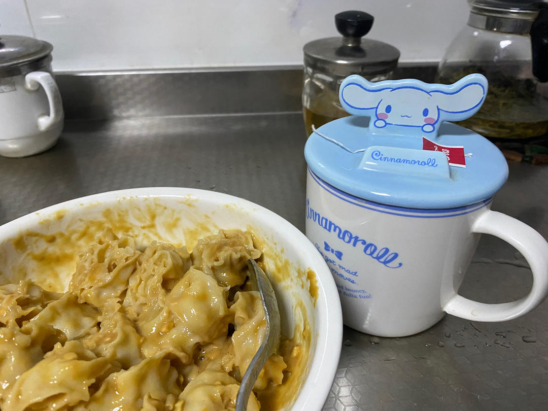 花生酱爆汁面藕