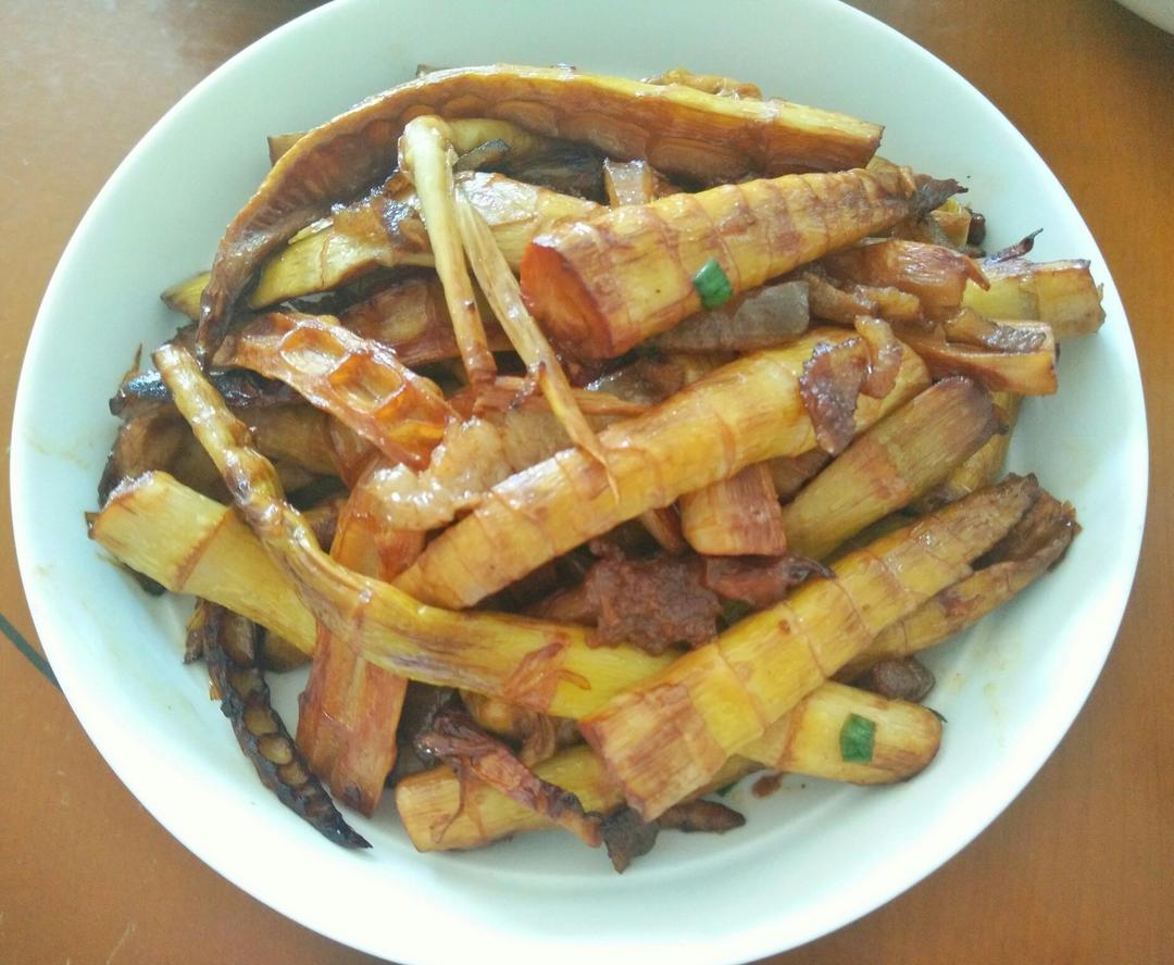 紫菜呐呐做的春笋炒肉丝