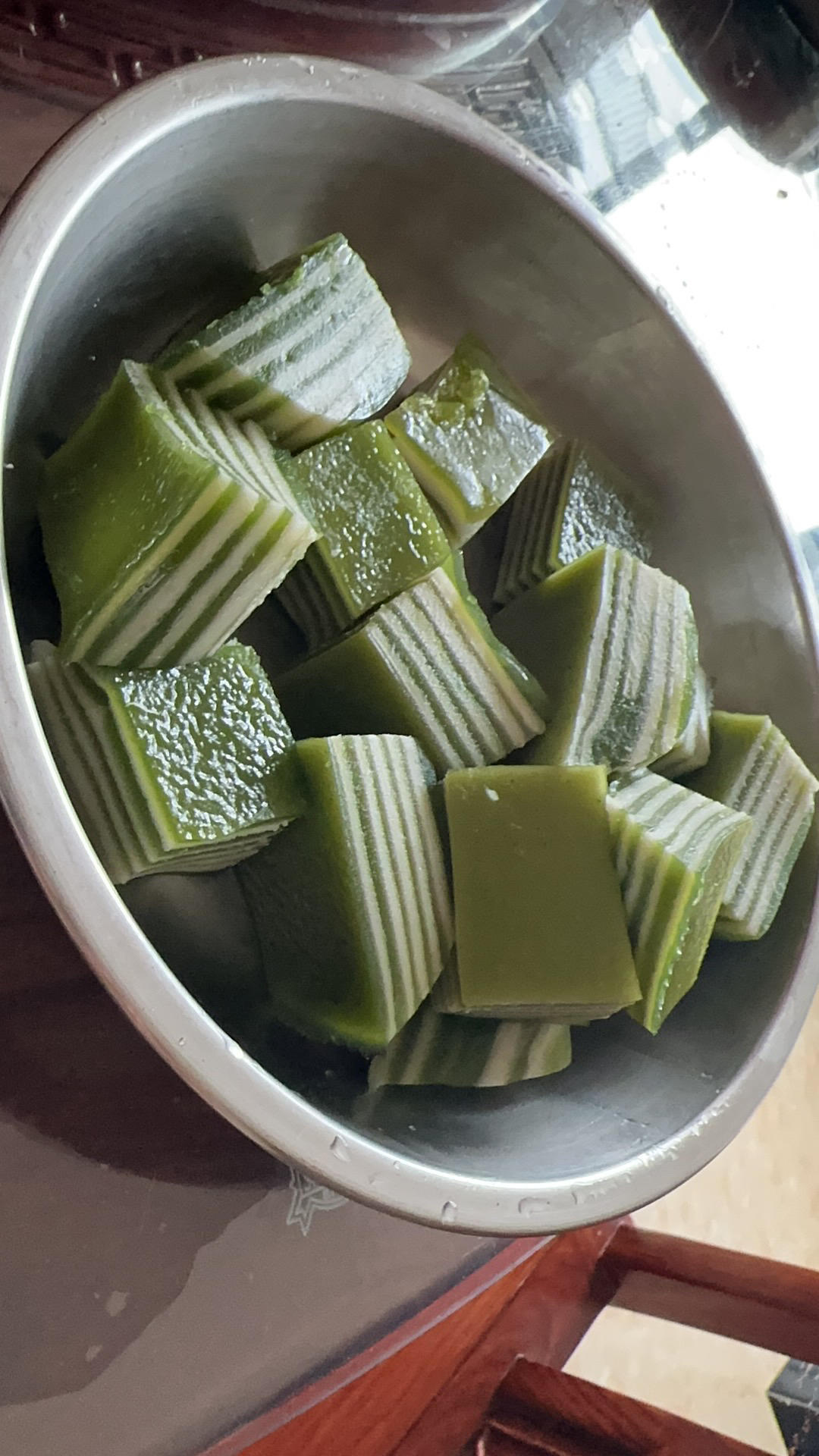 艾草椰汁千层糕