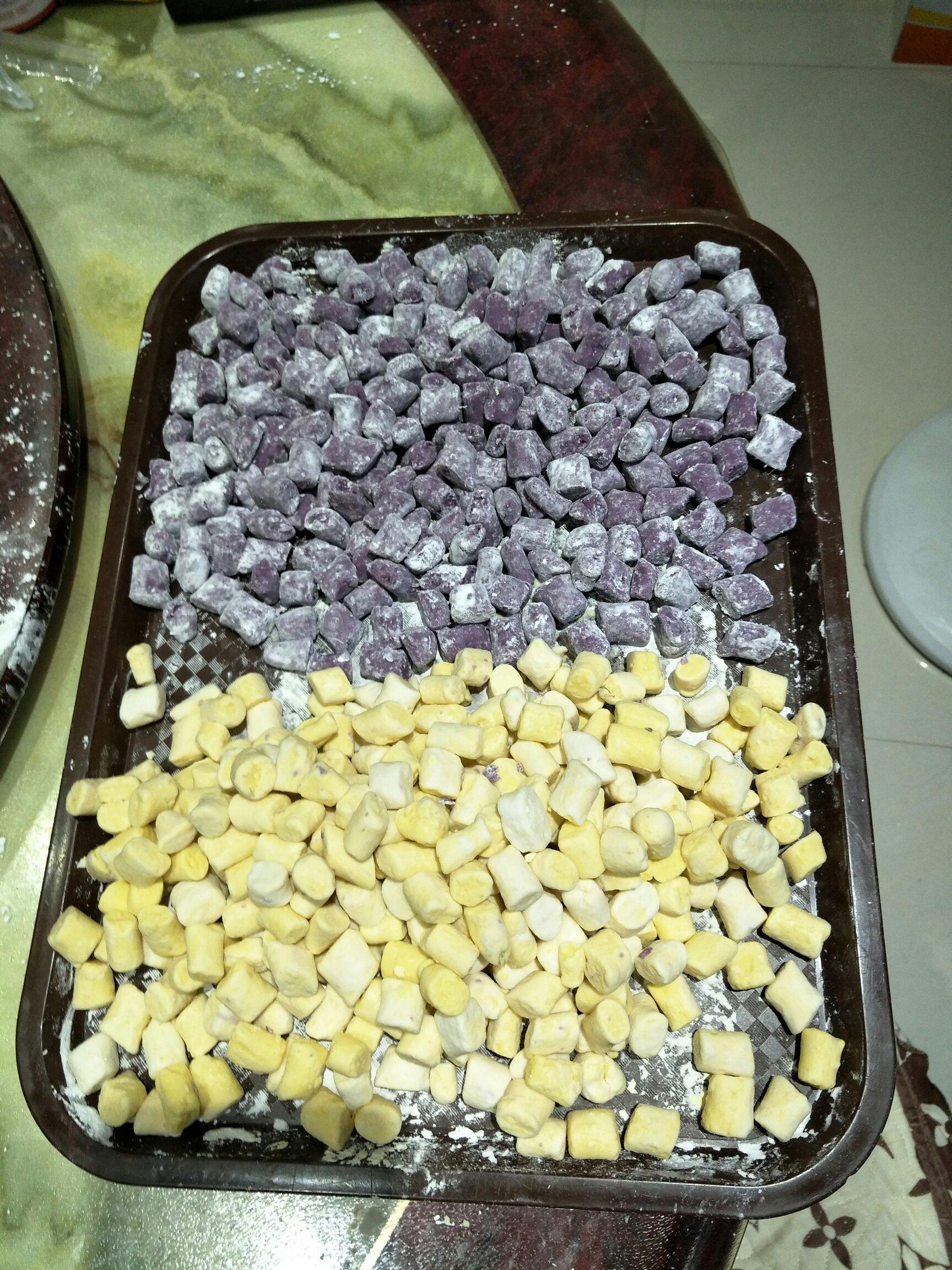 南瓜紫薯芋圆