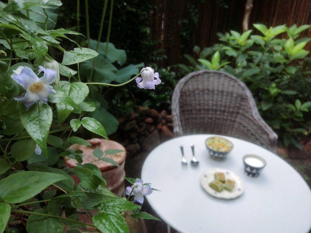 我一直梦想的田园的早餐