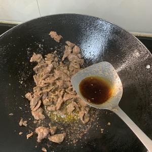 沙茶牛肉炒芥兰的做法 步骤12