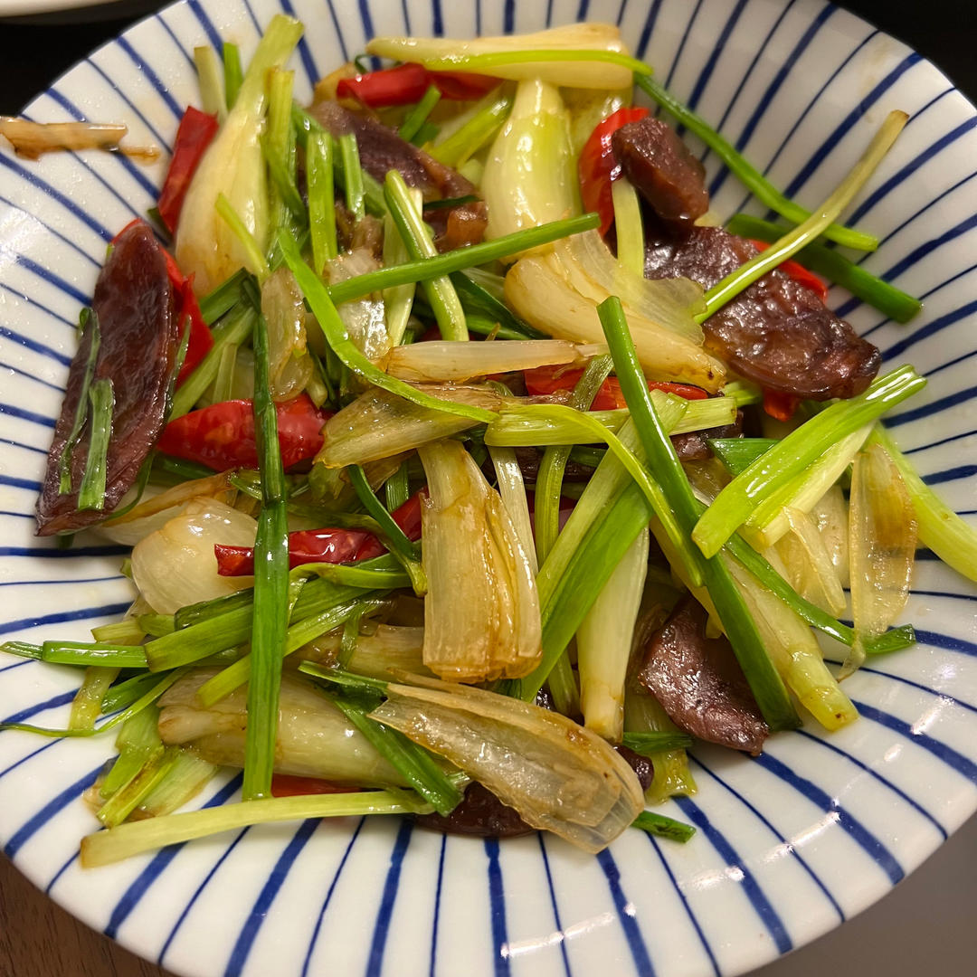 蕌头炒腊肉复刻，香味扑鼻~