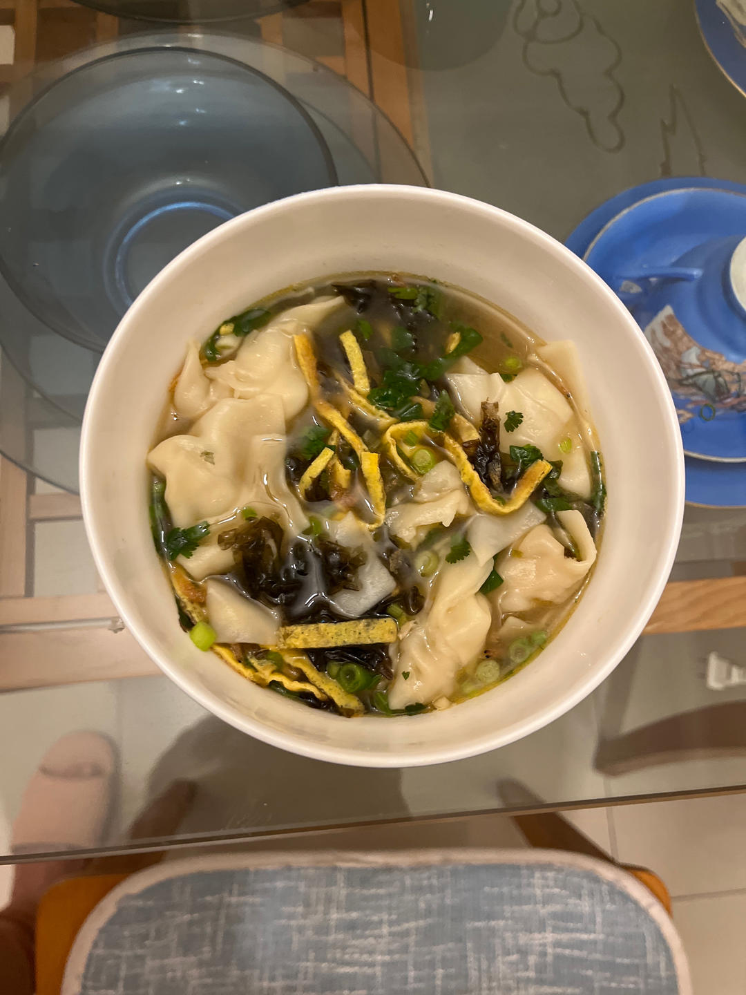 肉不柴的馄饨馅