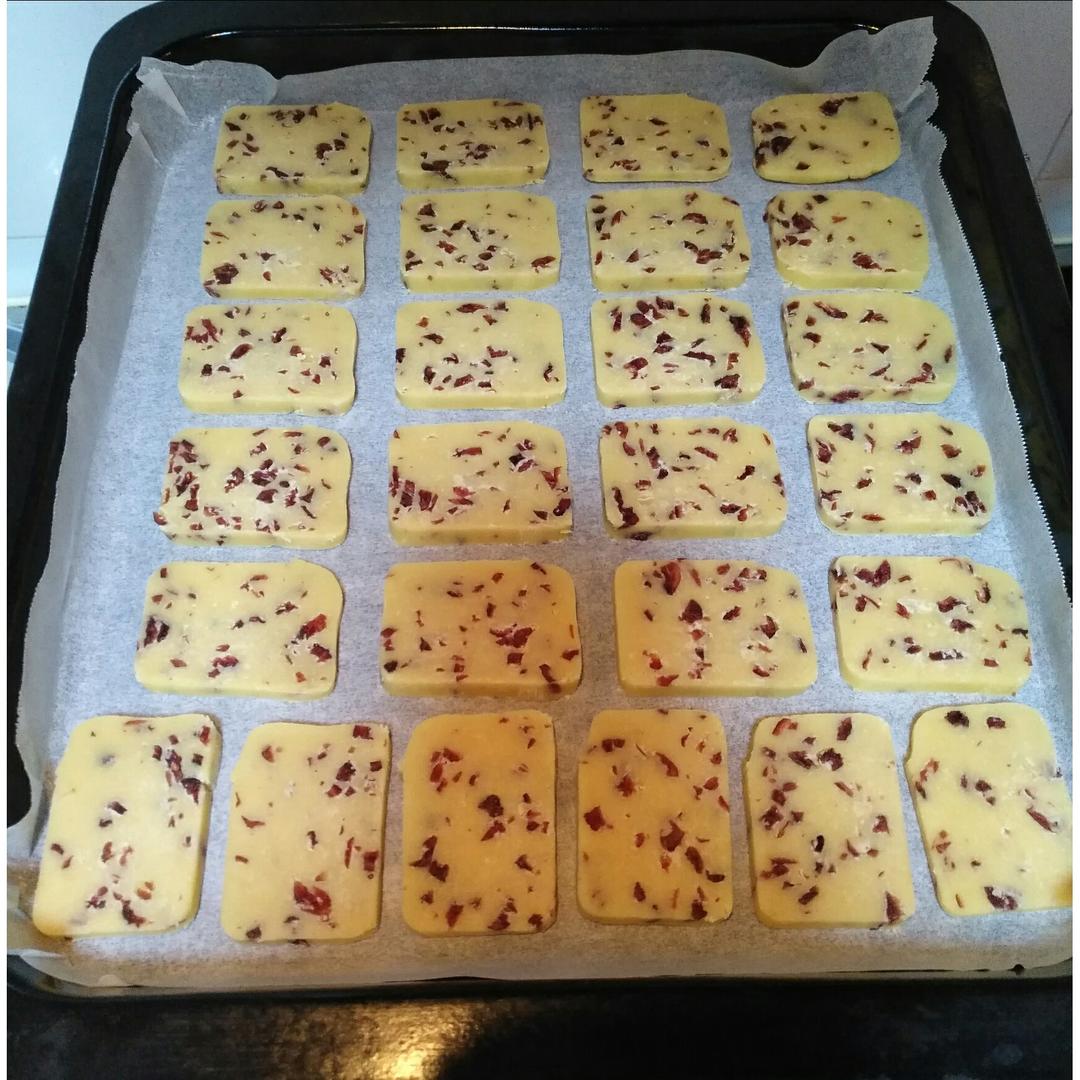 低糖少油版蔓越莓饼干