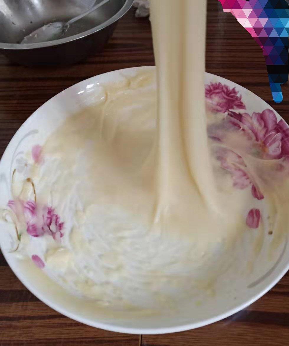 拉丝麻薯隔夜冷藏不变硬的实验成功，三夜依然拉丝