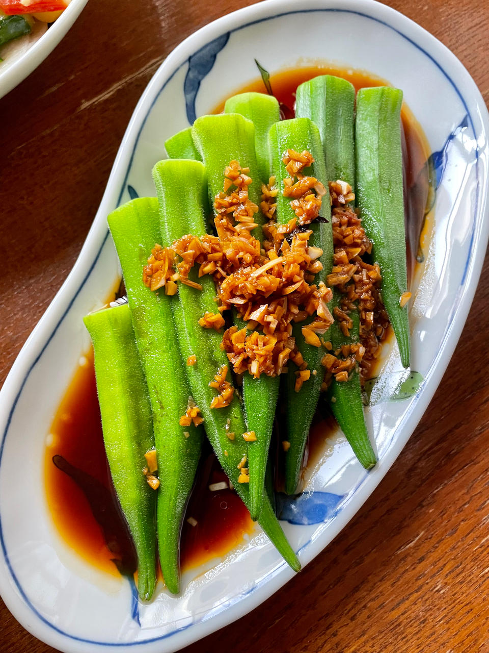 葱油秋葵（比肉還好吃）