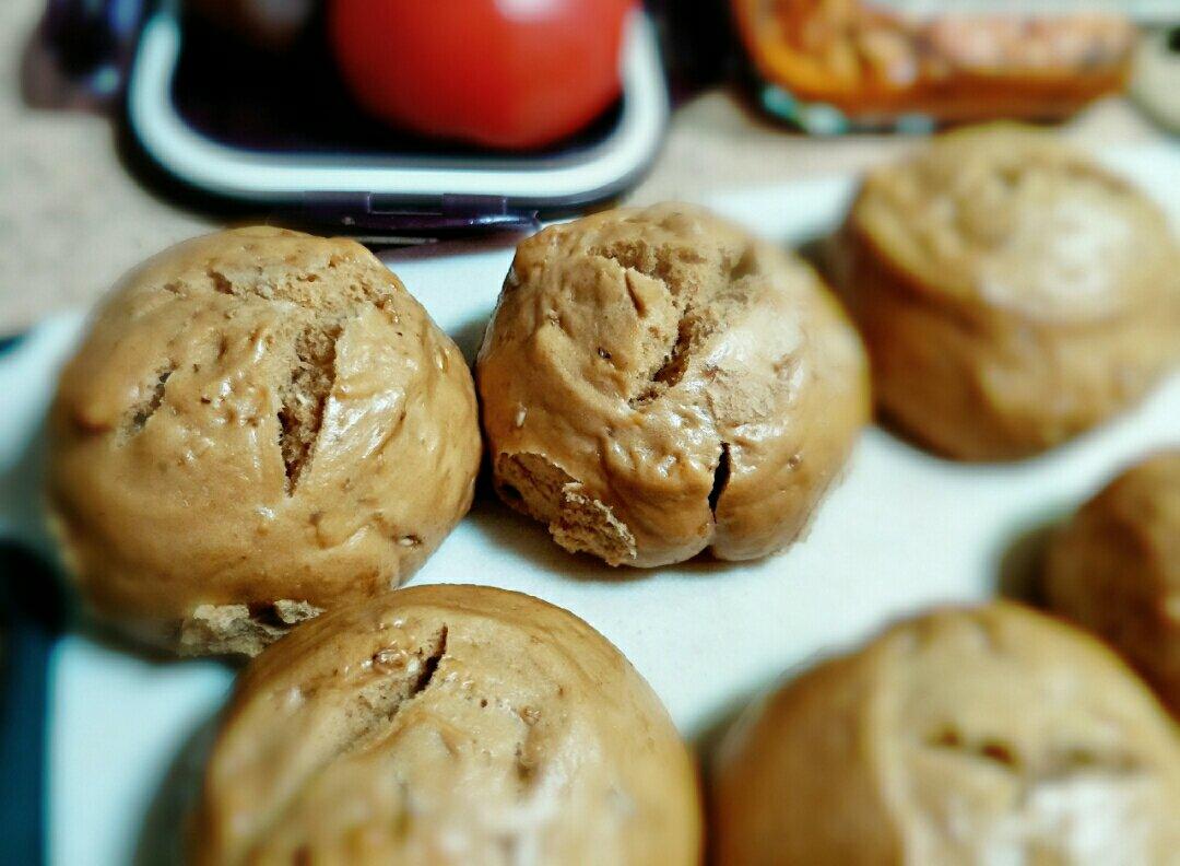 红糖燕麦开花馒头