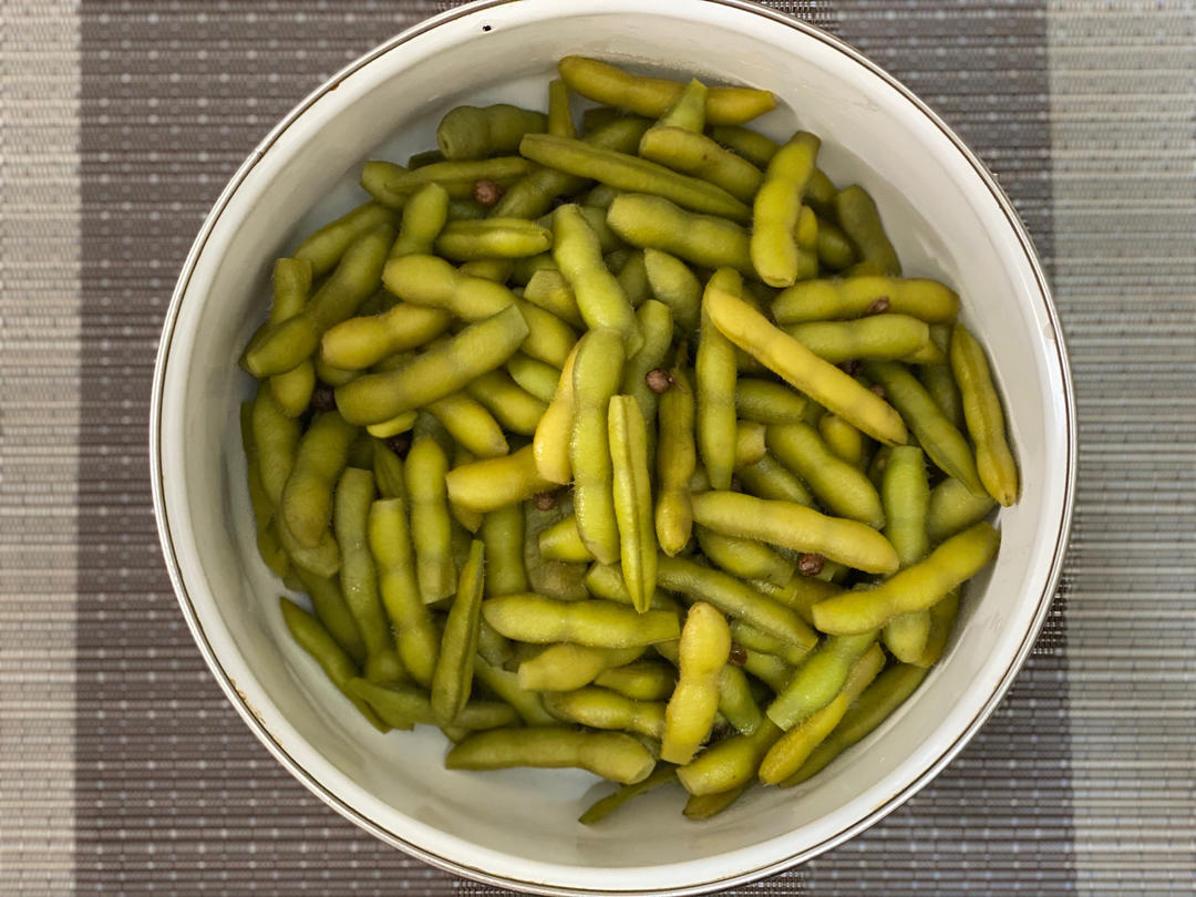 香辣煮毛豆.五香毛豆