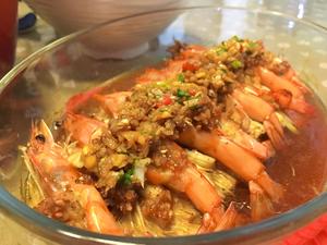 蒜泥烤虾的做法 步骤9
