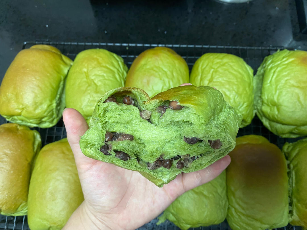 北海道抹茶蜜豆吐司
