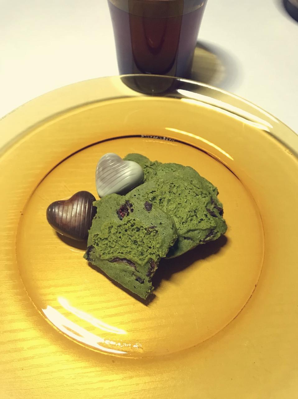 抹茶蔓越莓饼干