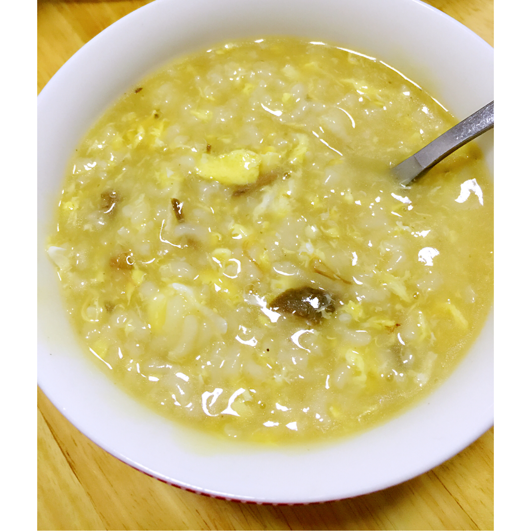 sa-sa做的牛肉蛋花粥