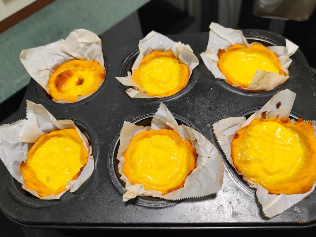 无油低脂的红薯蛋挞，减肥的你也可放心吃