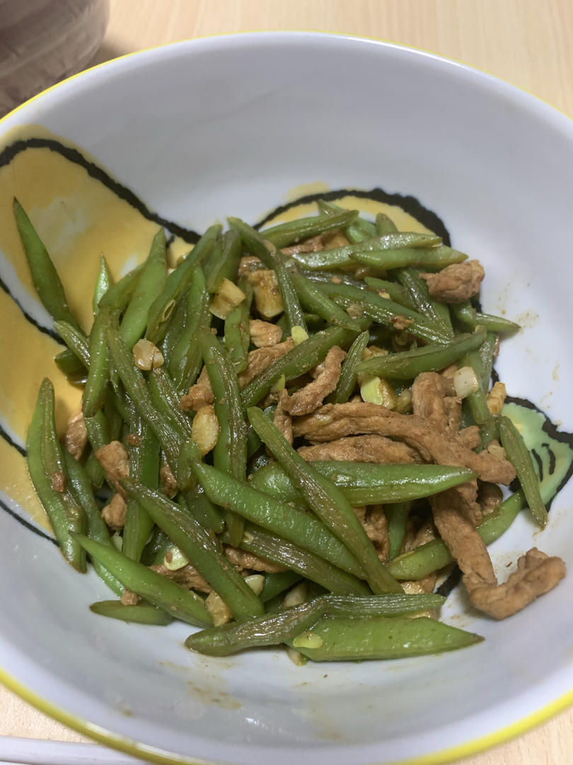 豆角丝炒肉