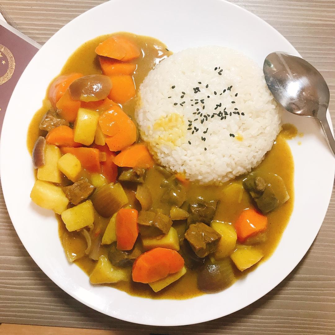 堂妈教你做咖喱牛肉饭
