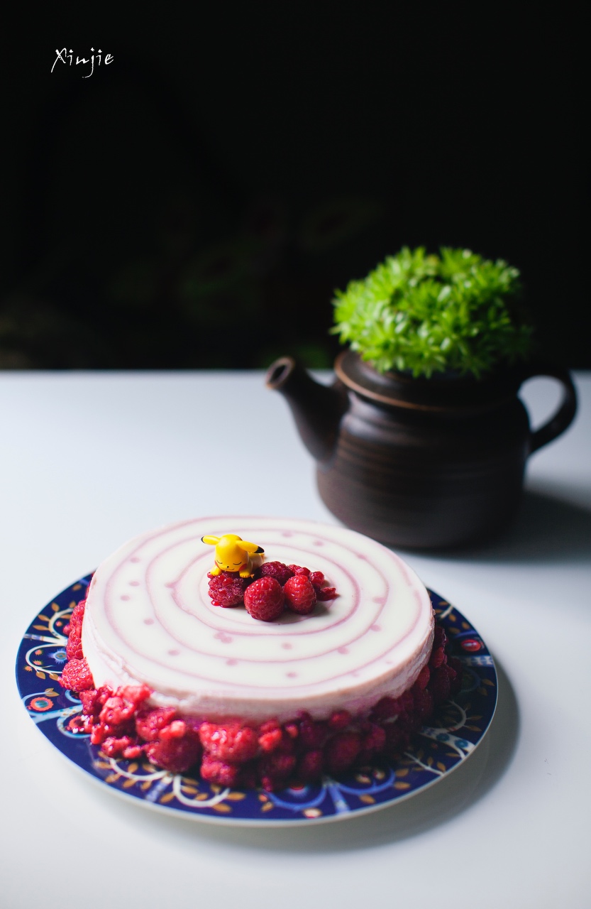 树莓冻芝士蛋糕