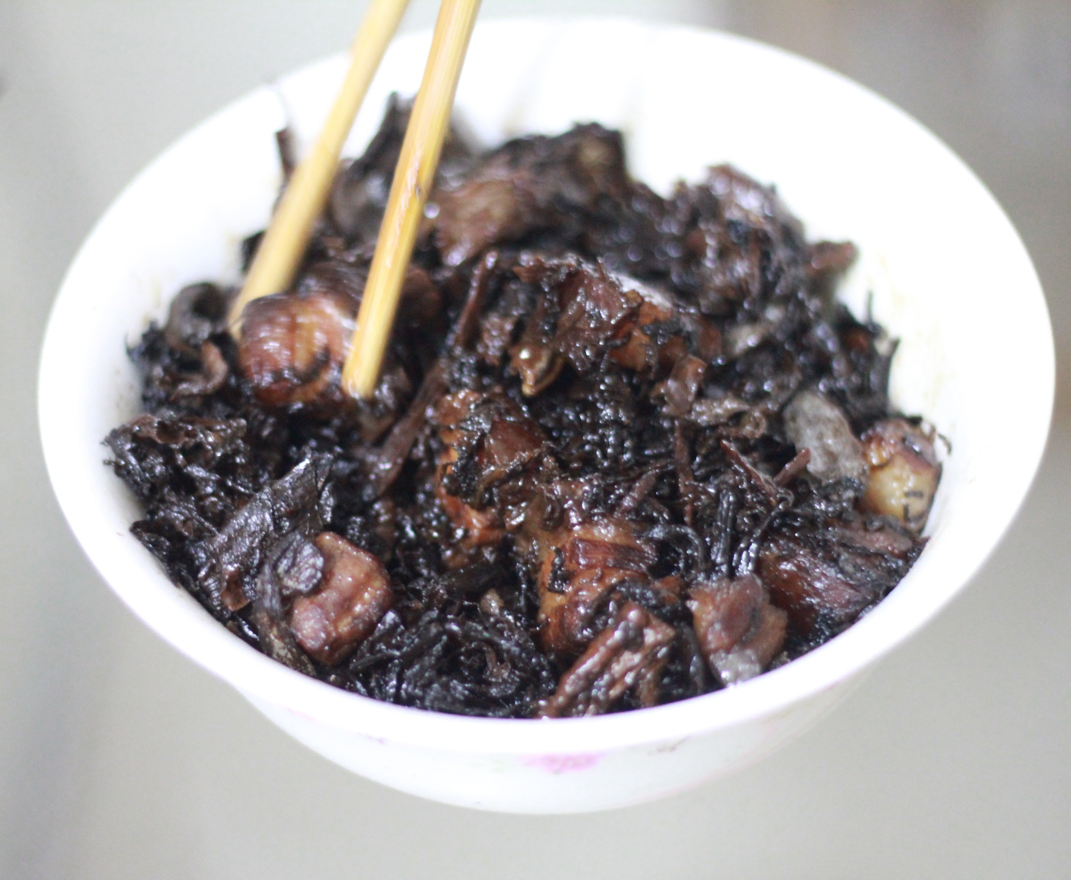 八脚家的梅干菜蒸肉