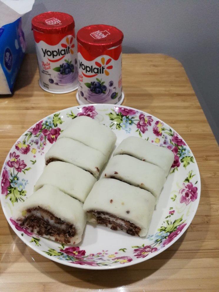 调理宝宝脾胃，妈妈首选山药红豆泥卷。。。。好吃又健康