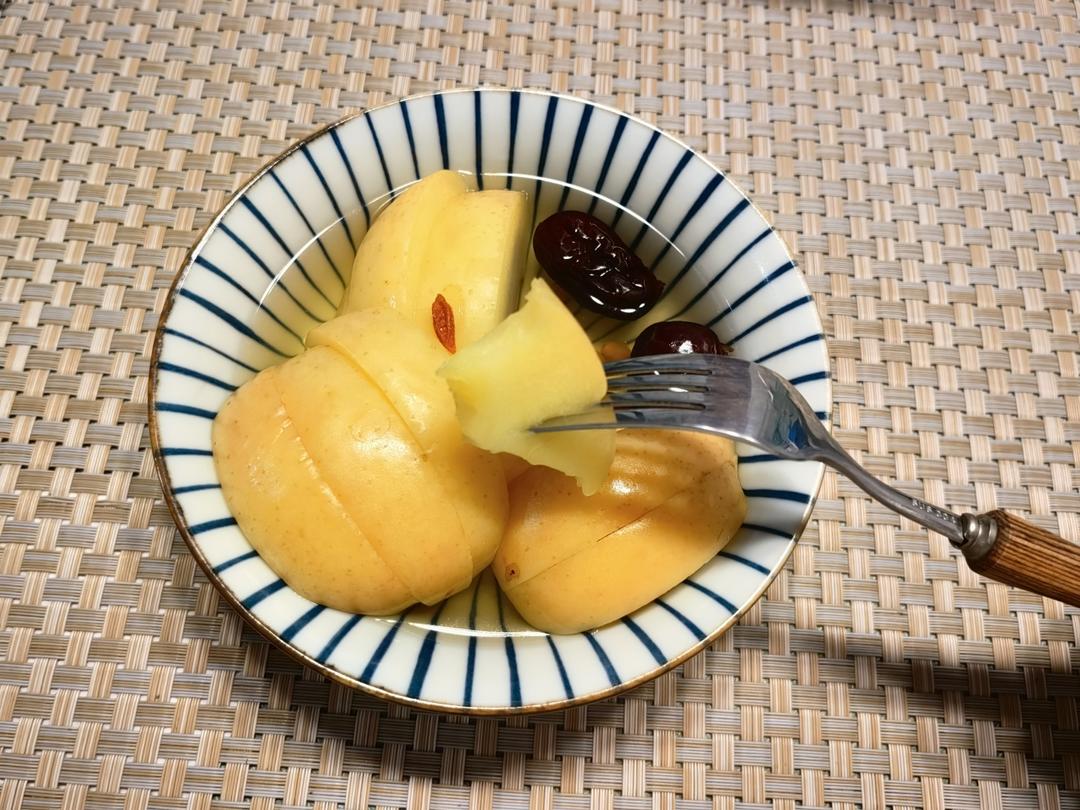 蒸苹果